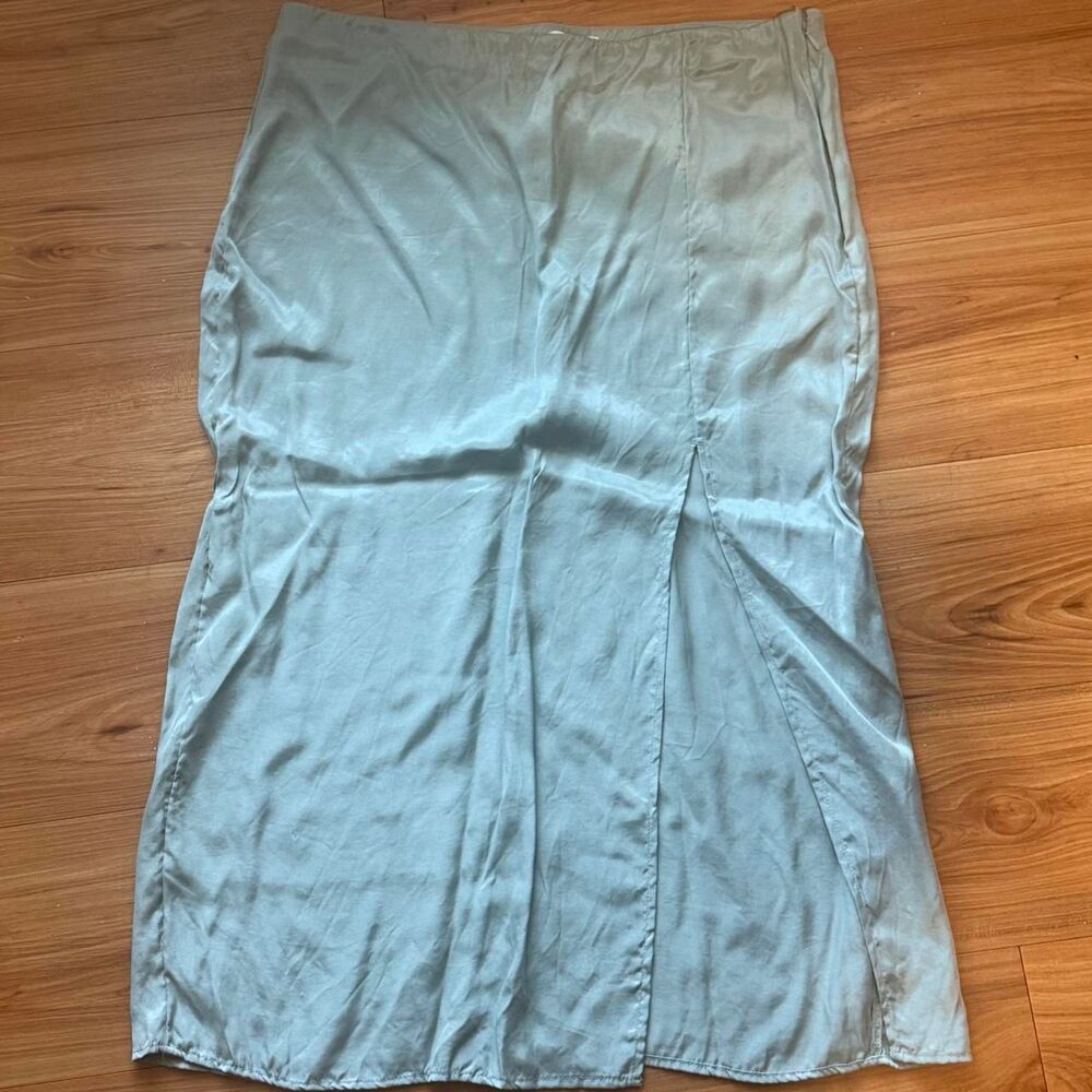 H-m Women's Blue and Green Skirt